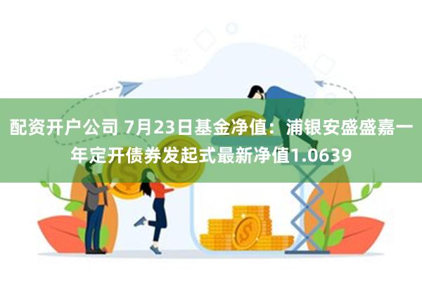 配资开户公司 7月23日基金净值：浦银安盛盛嘉一年定开债券发起式最新净值1.0639